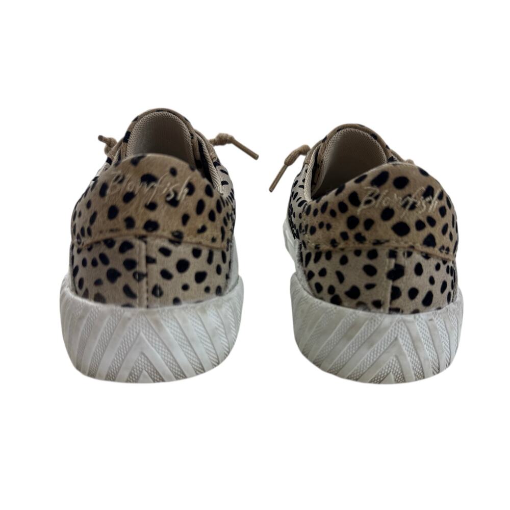 Blowfish Malibu Wave Sneakers Cheetah Leopard Multi Mix Beige Black 8 - Picture 6 of 9